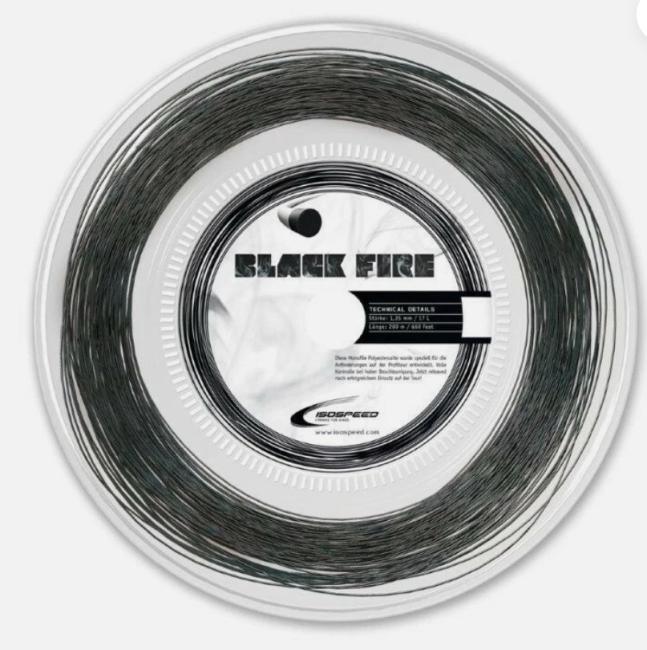 Isospeed  Black Fire Saitenrolle 200m-Schwarz